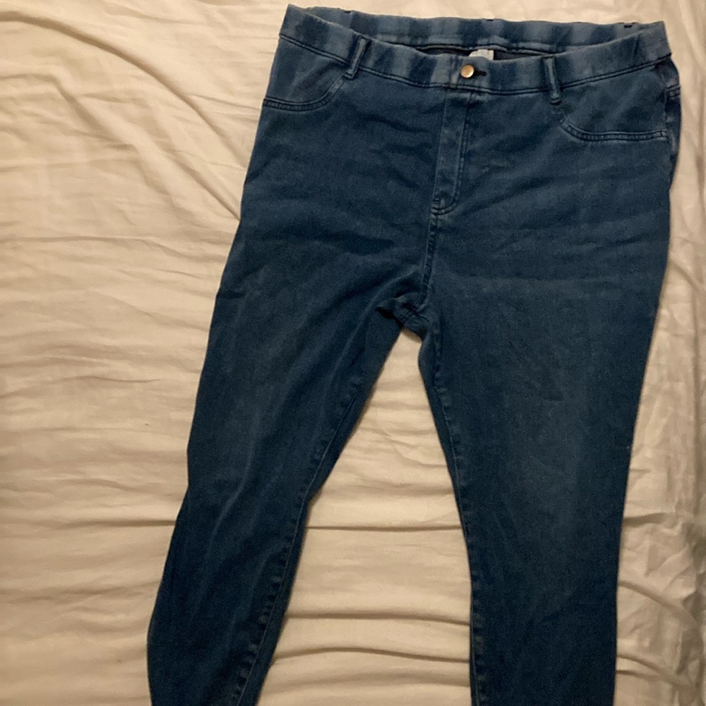 Dark Blue Denim Jeans